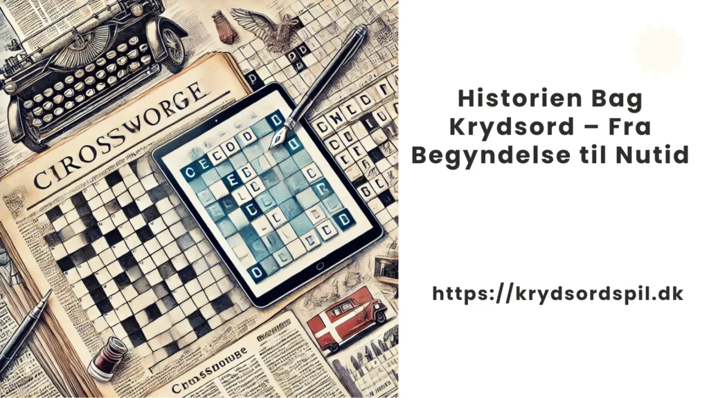 Historien Bag Krydsord - Image