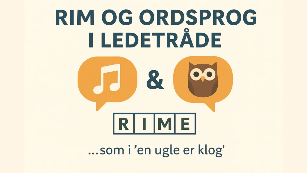 Rim og Ordsprog i Ledetråde - Image